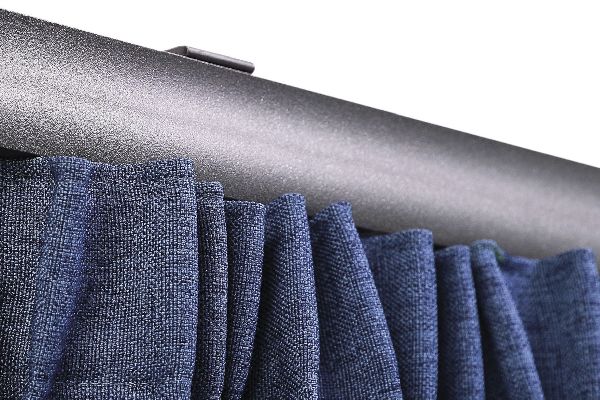 Antracit szürke Motivo 1 soros karnis 250cm oldalfalra