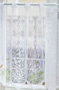 Levendula mintás vitrázs függöny 90cm