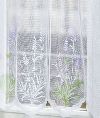 Levendula mintás vitrázs függöny 90cm