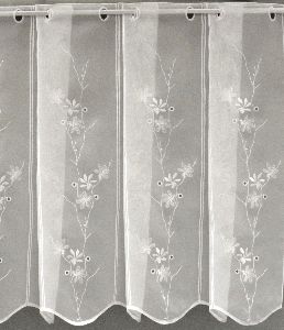 Elba bordürös vitrázs függöny 90cm