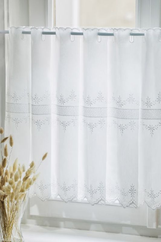 Ebro batiszt vitrázs függöny 60cm