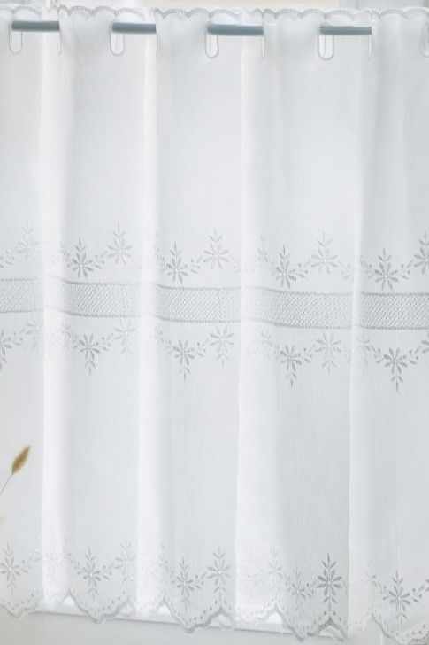 Ebro batiszt vitrázs függöny 60cm