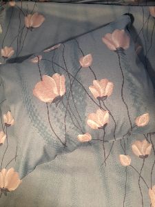 Pamut szatén ágynemű szürke virágos mintás
