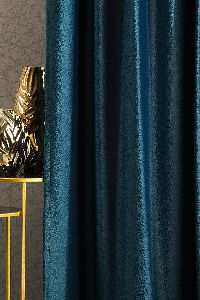 Kalanderezett bársony MATTEO 40 türkiz sötétítő függöny