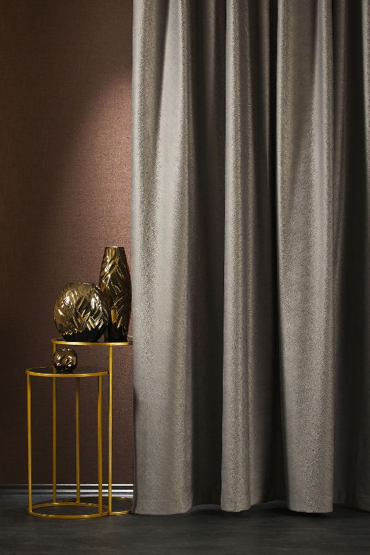 Kalanderezett bársony MATTEO 42 ezüst szürke sötétítő függöny