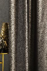 Kalanderezett bársony MATTEO 43 acél szürke sötétítő függöny