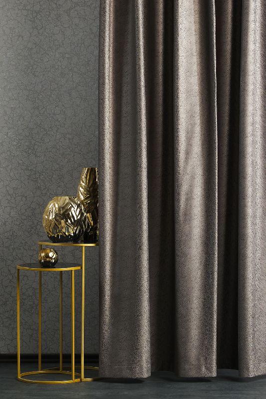 Kalanderezett bársony MATTEO 43 acél szürke sötétítő függöny