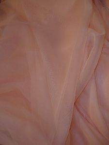 Púder színű voile függöny