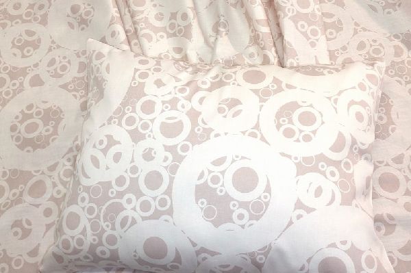 Pamut szatén ágynemű drapp körös