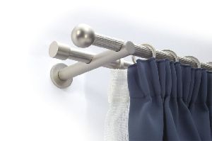 Modern nyitott dupla tartó matt króm