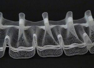 Darázs mintás ráncoló 45mm átlátszó 1:2