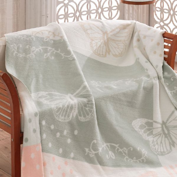 Pillangó Mintás Pamut takaró