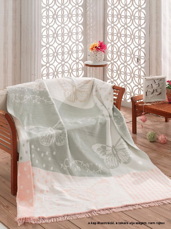 Pillangó Mintás Pamut takaró