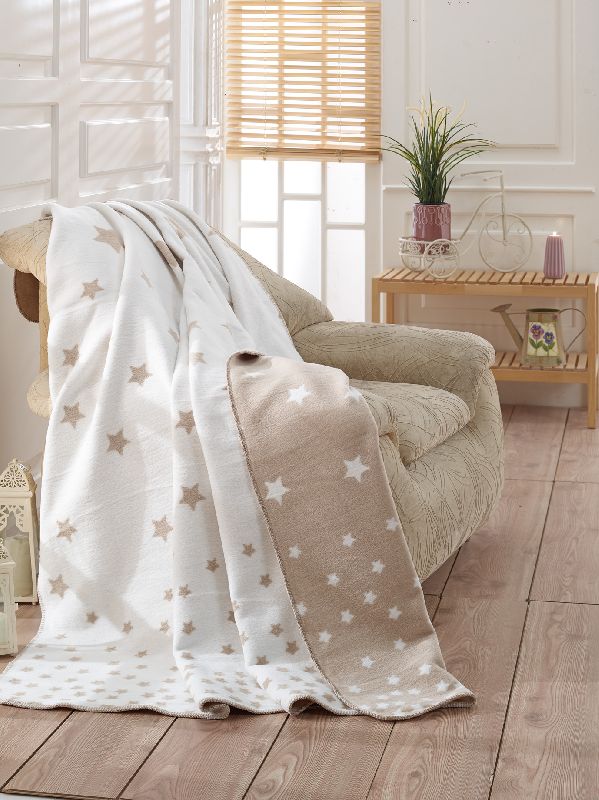 Csilagos Mintás Pamut takaró