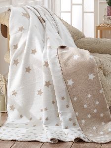 Csilagos Mintás Pamut takaró