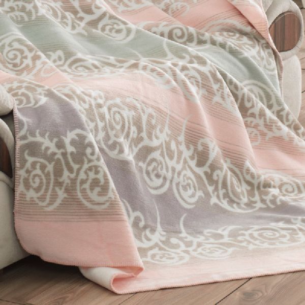 Vintage mintás pamut takaró