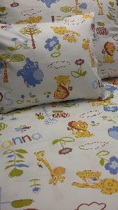 Pamut szatén ágynemű Zoo mintás