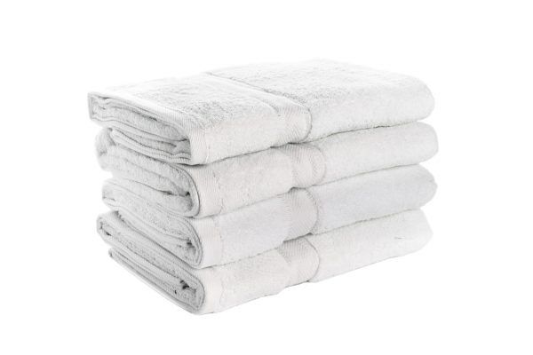 Fehér hotel törölköző