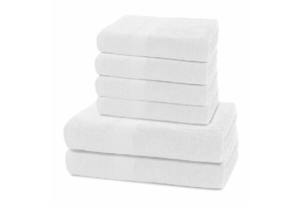 Fehér hotel fürdőlepedő