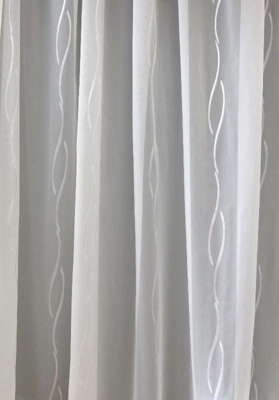 Doha hullám mintás voile függöny
