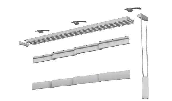 4 pályás szerkezet fehér súlylapokkal 190cm felett