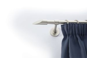 Karnisrúd végzáró „Rúzs” matt króm