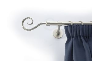 Karnisrúd végzáró „Pásztor” matt króm