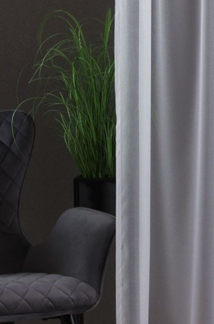 Liliána Félorganza fehér függöny