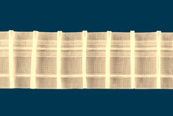 Ceruzás ráncoló 50mm széles, ekrű 1:2