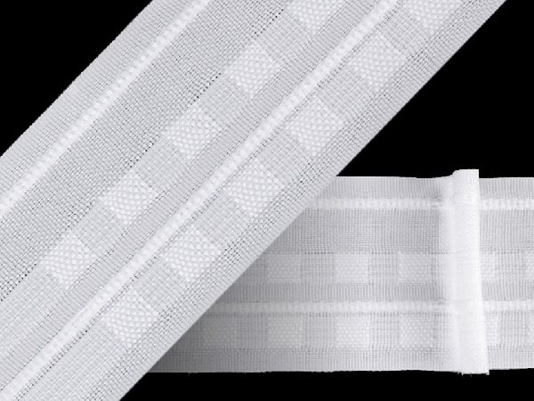 Ceruzás ráncoló 50mm fehér 1:2