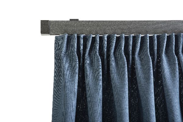 Antracit szürke Motivo 1 soros karnis 125cm oldalfalra