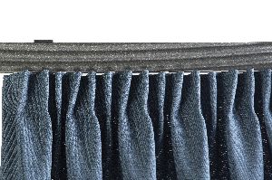 Antracit szürke Motivo 1 soros karnis 150cm oldalfalra