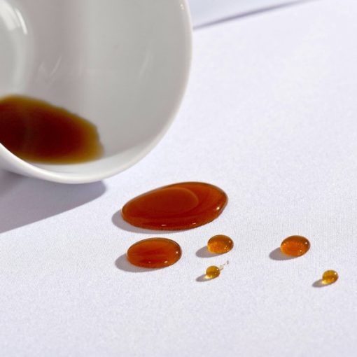 Asztalterítő fehér minta nélküli teflonos abrosz