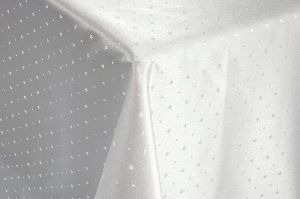 Carmen káró mintás fehér teflon abrosz asztalterítő