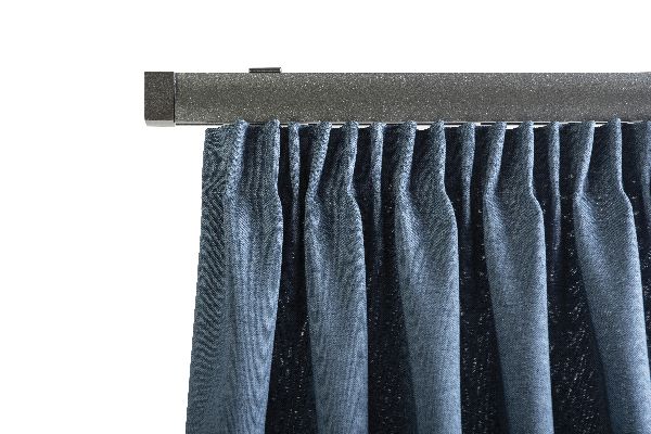 Antracit szürke Motivo 1 soros karnis 250cm oldalfalra